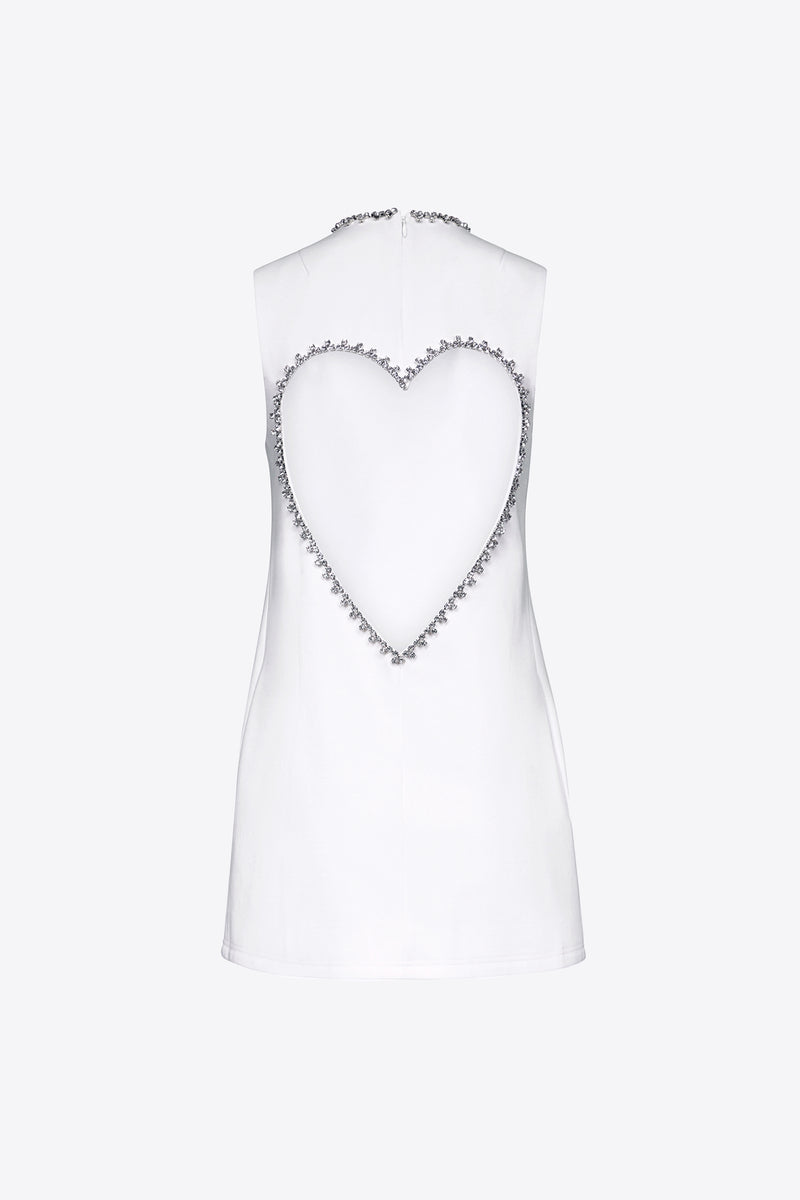 Crystal Heart Back Dress Crystal Heart Back Dress