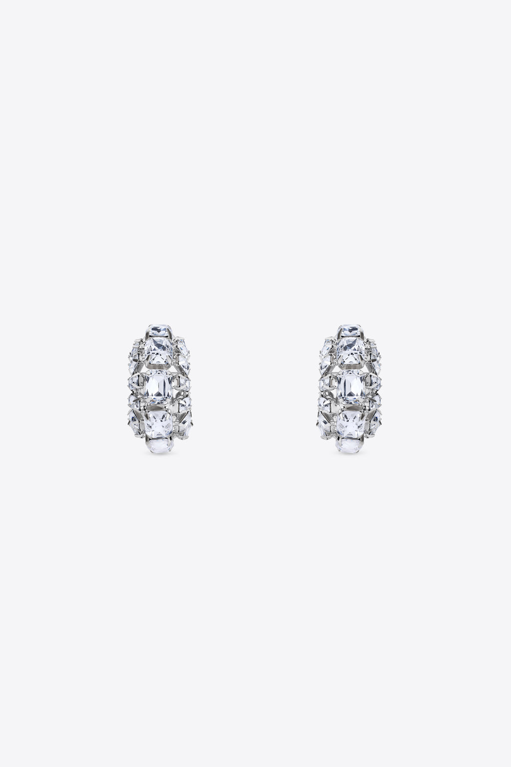 Small Crystal Hoops