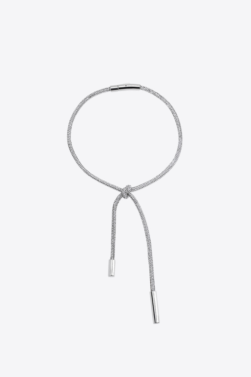 Crystal Knot Necklace – AREA
