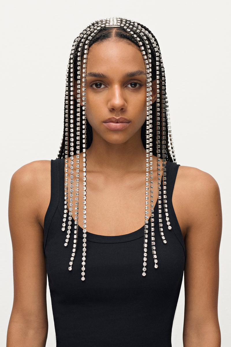 Crystal Fringe Headband – AREA