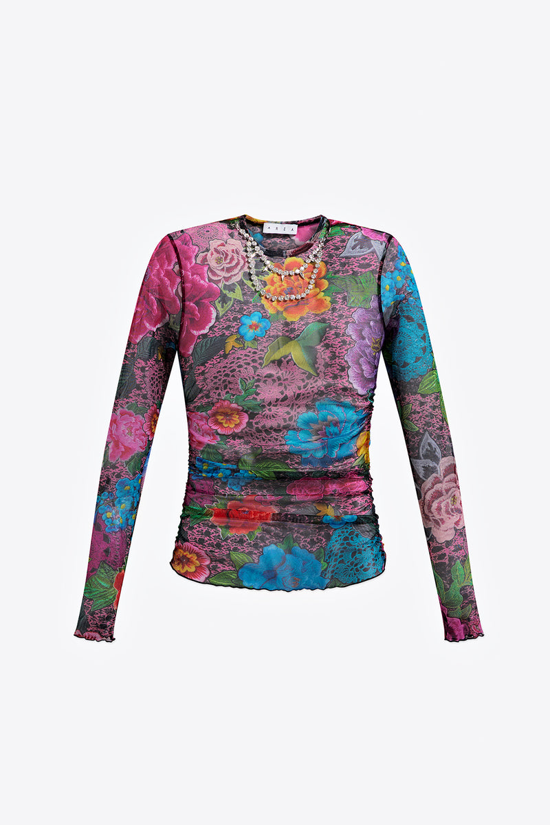 kobinai トップス ENTRANCE LONG SLEEVE PRINTED LONG SLEEVE