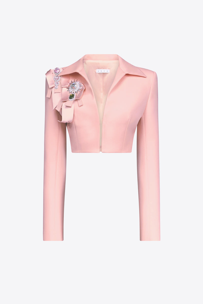 ジャケット citybreeze Color combination cropped jacket_BEIGE Amazon.com: Talakeno Womens Cropped Bomber Jacket Casual Zip
