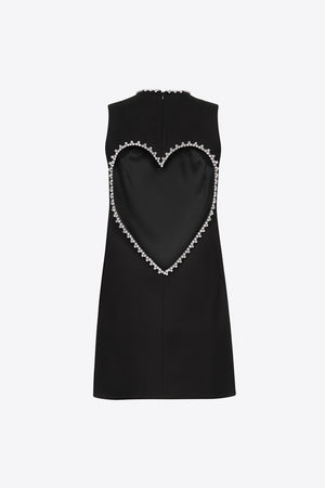 Crystal Heart Back Dress AREA Crystal Heart Back Dress AREA