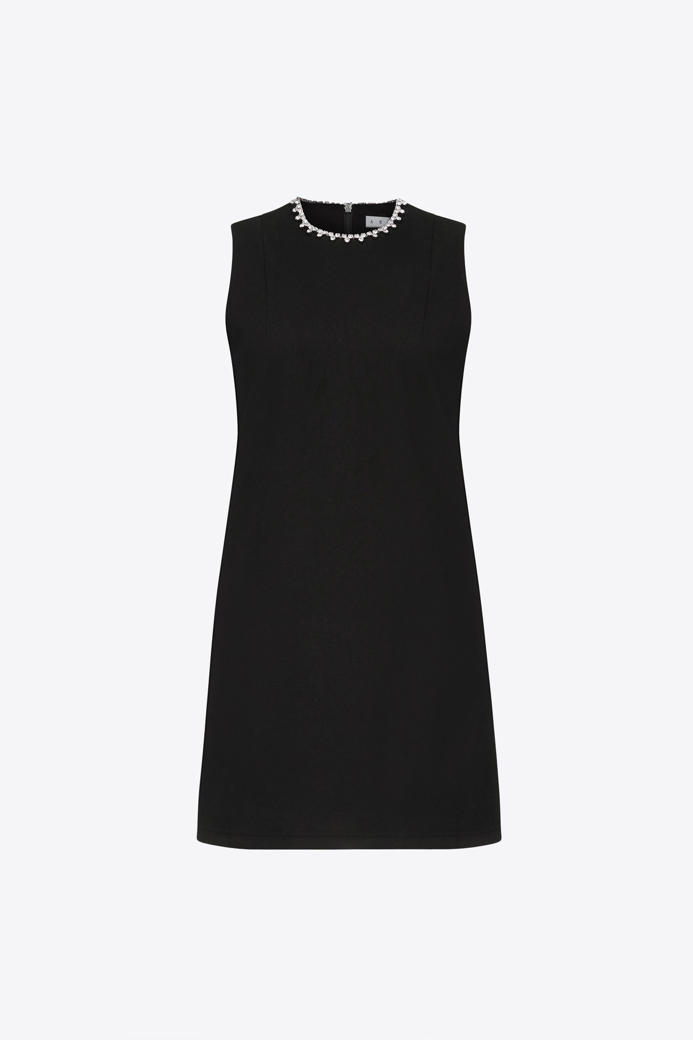 AREA 'Crystal Heart Back' Dress Black - M AREA 'Crystal Heart Back' Dress Black - M