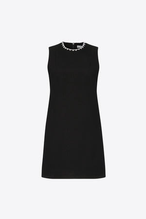 AREA 'Crystal Heart Back' Dress Black - M AREA 'Crystal Heart Back' Dress Black - M