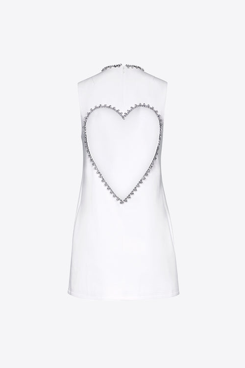 Crystal Heart Back Dress – AREA