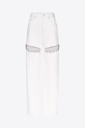 Crystal Slit Jean