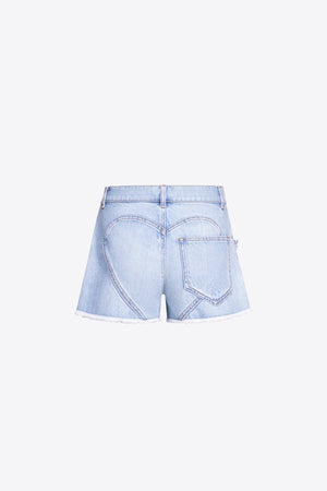 Crystal Pocket Jean Short