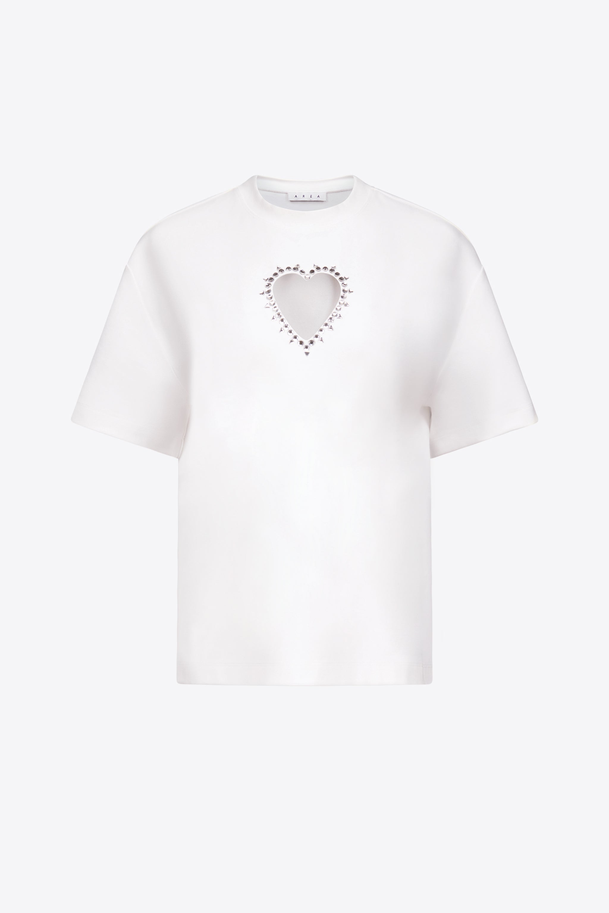 THEREDTHREAD S cut out tops petal ホワイト THEREDTHREAD / ザレッドスレッド】S cut out tops petal