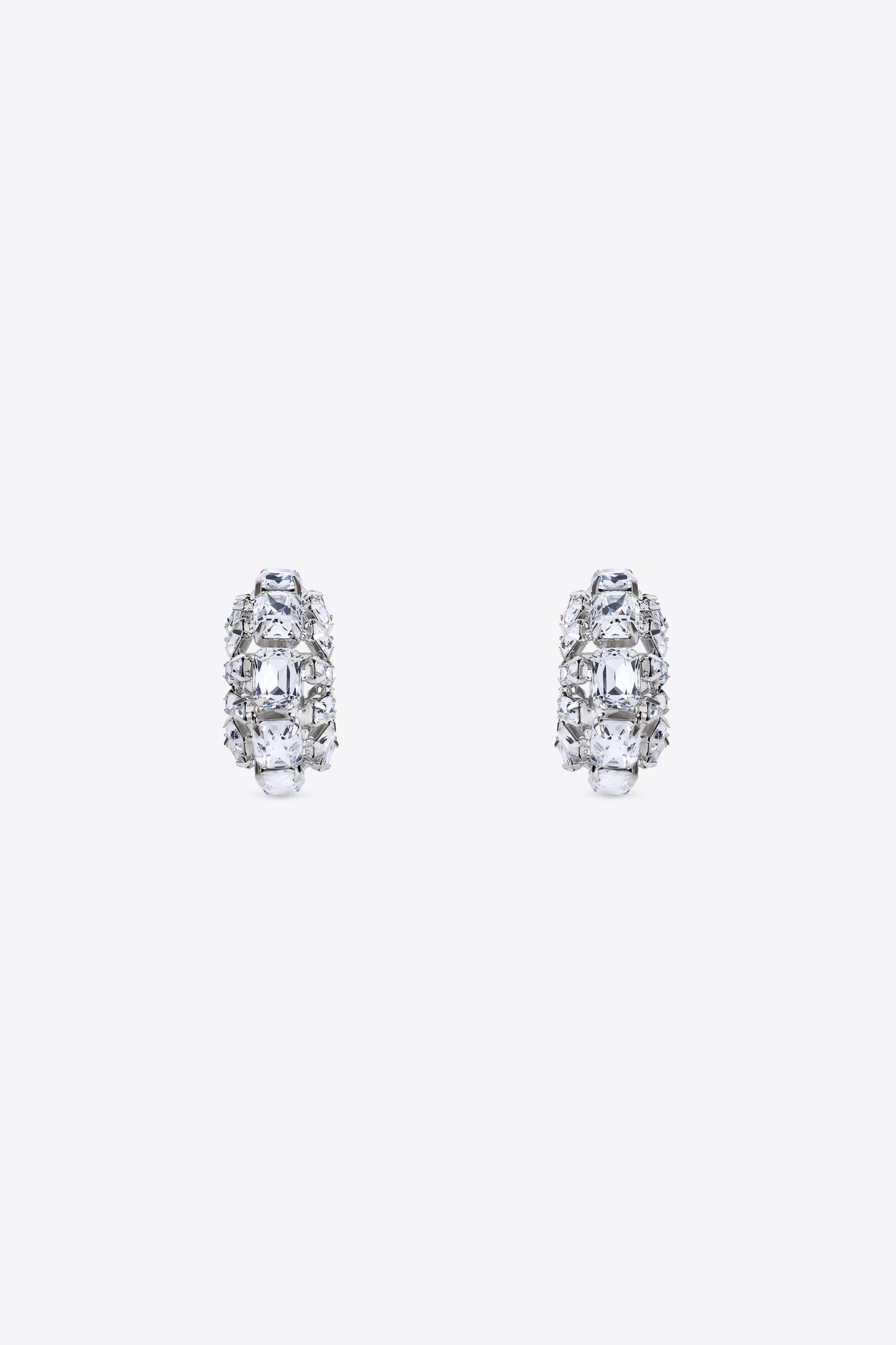 Small Crystal Hoops