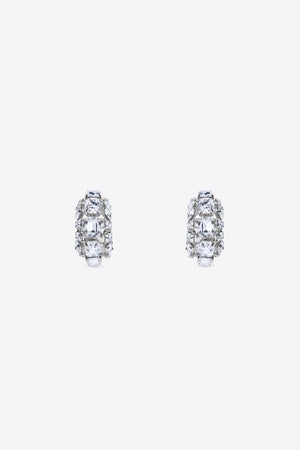 Small Crystal Hoops