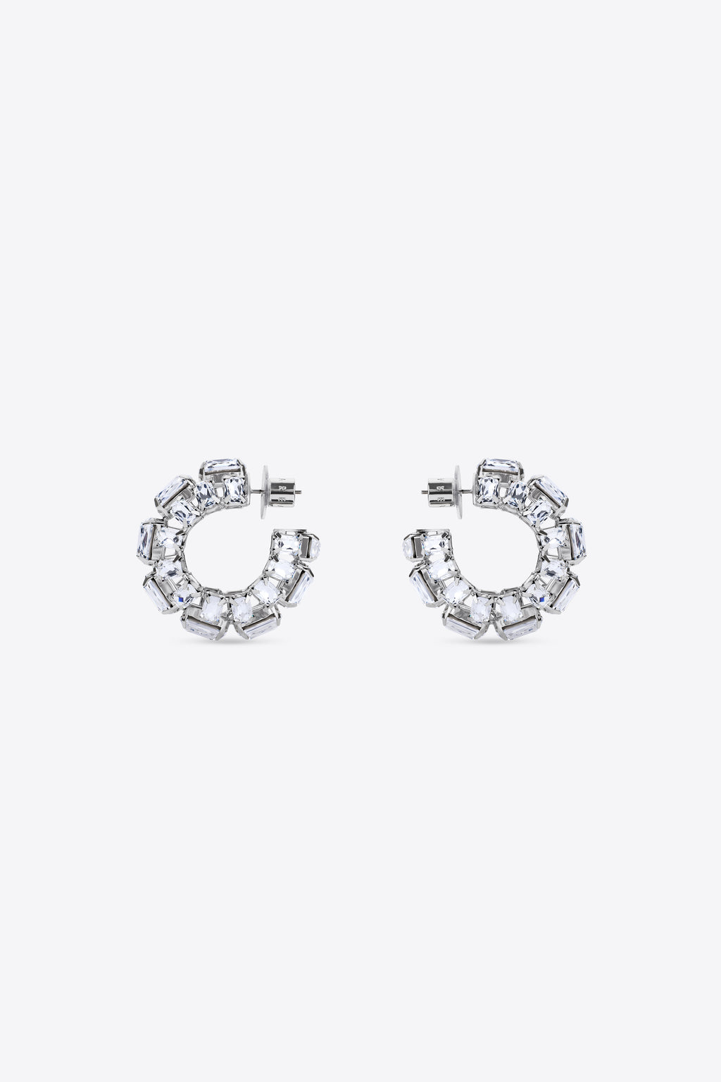 Small Crystal Hoops