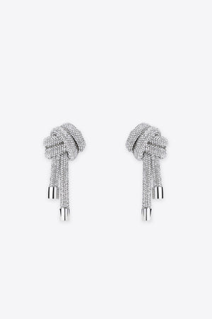 Crystal Knot Earrings