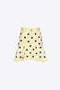 Polka Dot Ruffle Mini Skirt