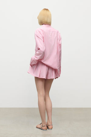 Crystal Grommet Poplin Shirt