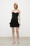Allover Bow Bandage Mini Dress