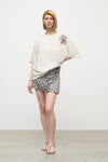 Crystal Cluster Flower T-Shirt