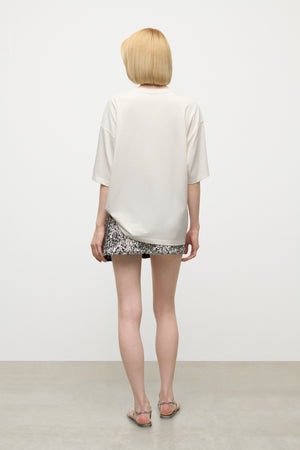 Crystal Cluster Flower T-Shirt