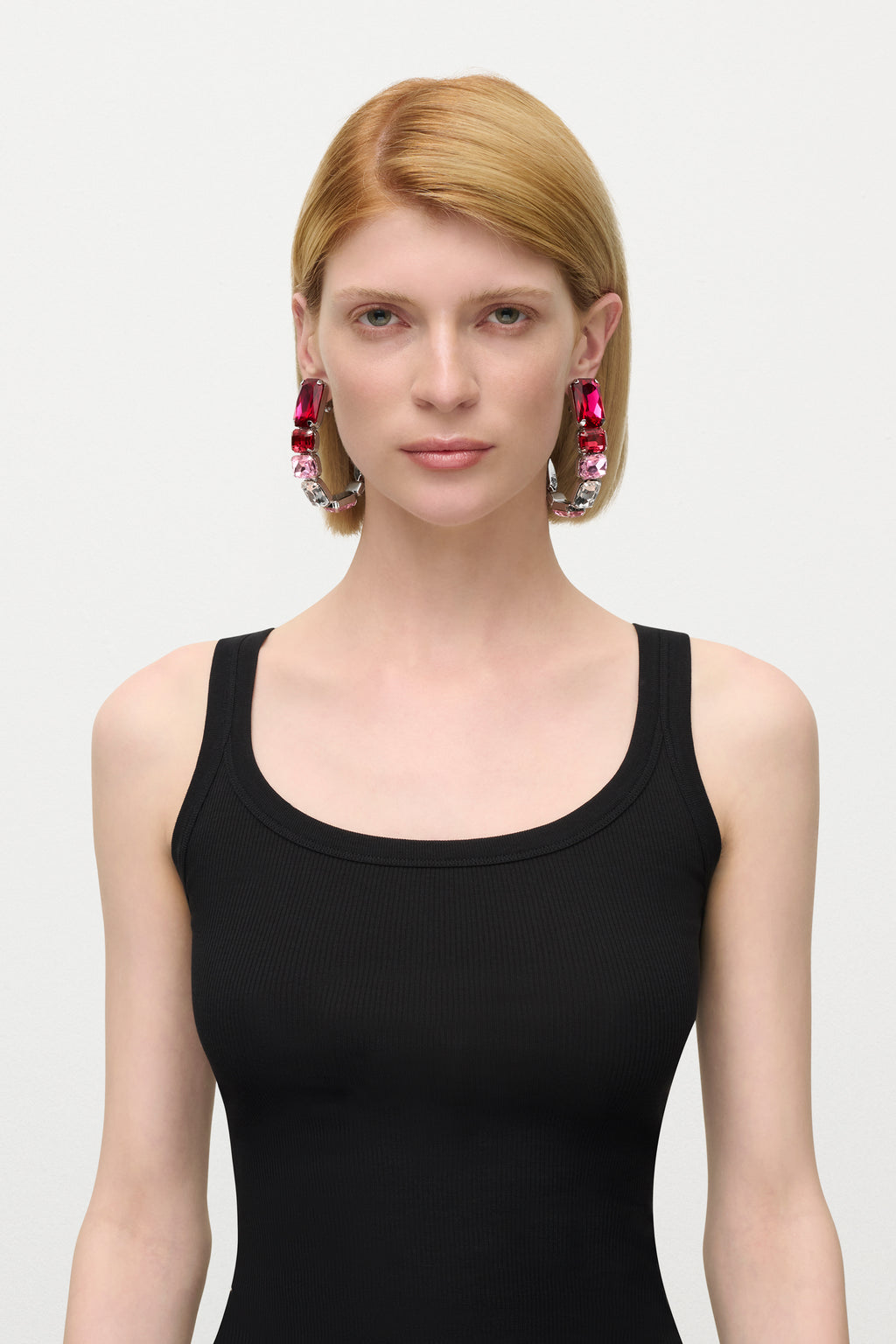 Ombre Crystal Wrap Earrings