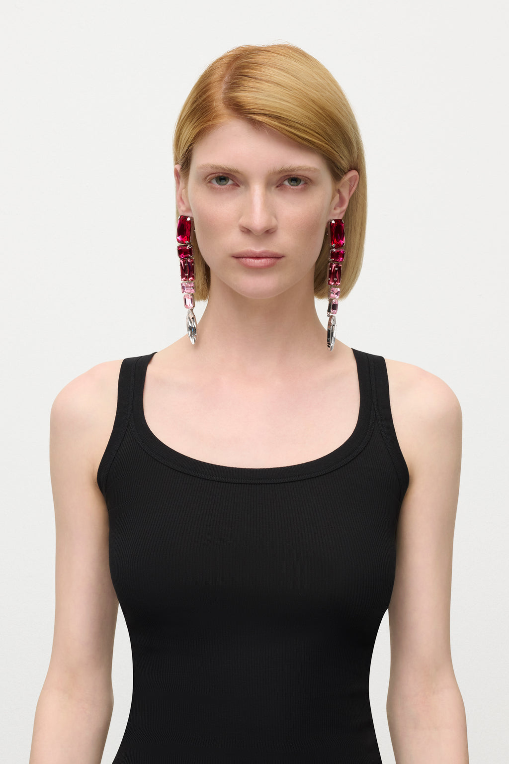 Ombre Crystal Drop Earrings