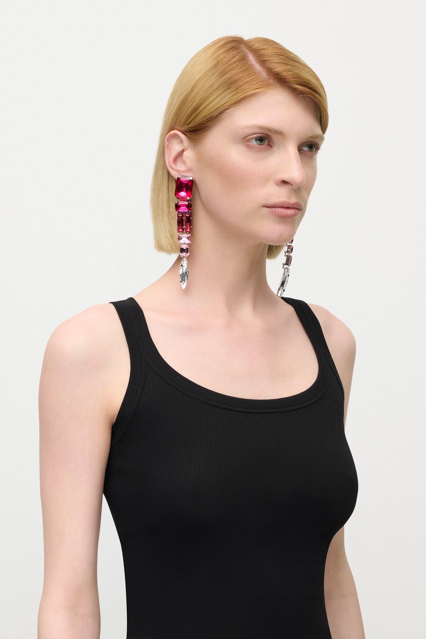 Ombre Crystal Drop Earrings