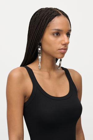 Ombre Crystal Drop Earrings
