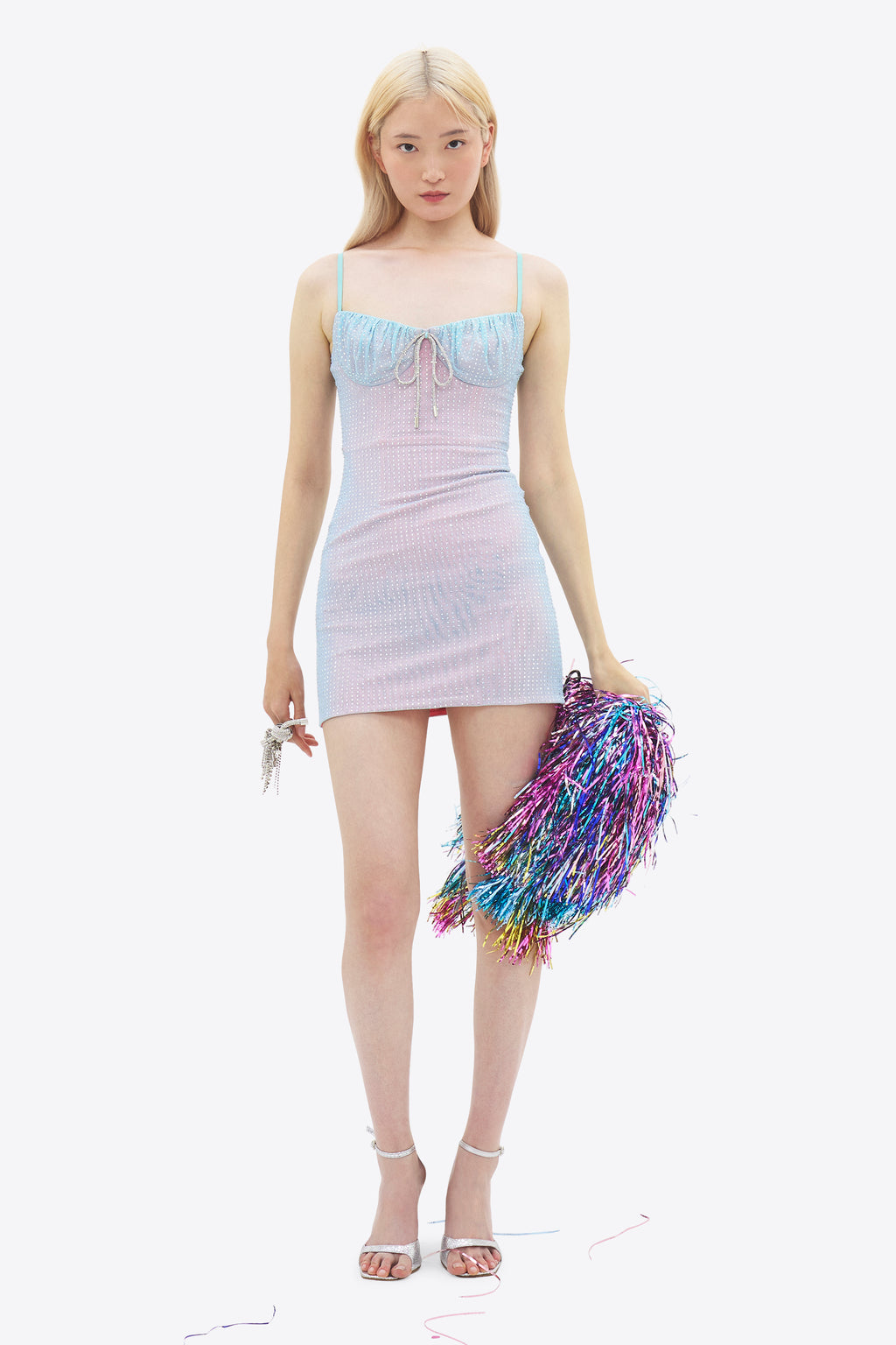 Crystal Hotfix Mini Dress