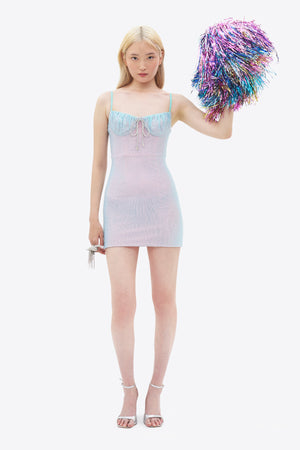 Crystal Hotfix Mini Dress – AREA