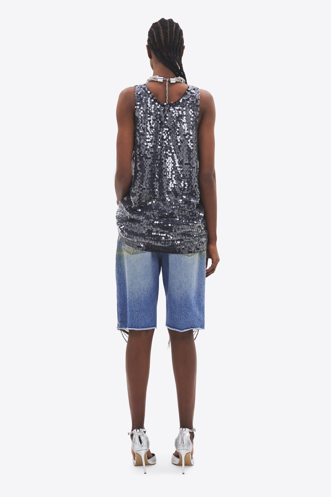 Sequin Basketball Jersey