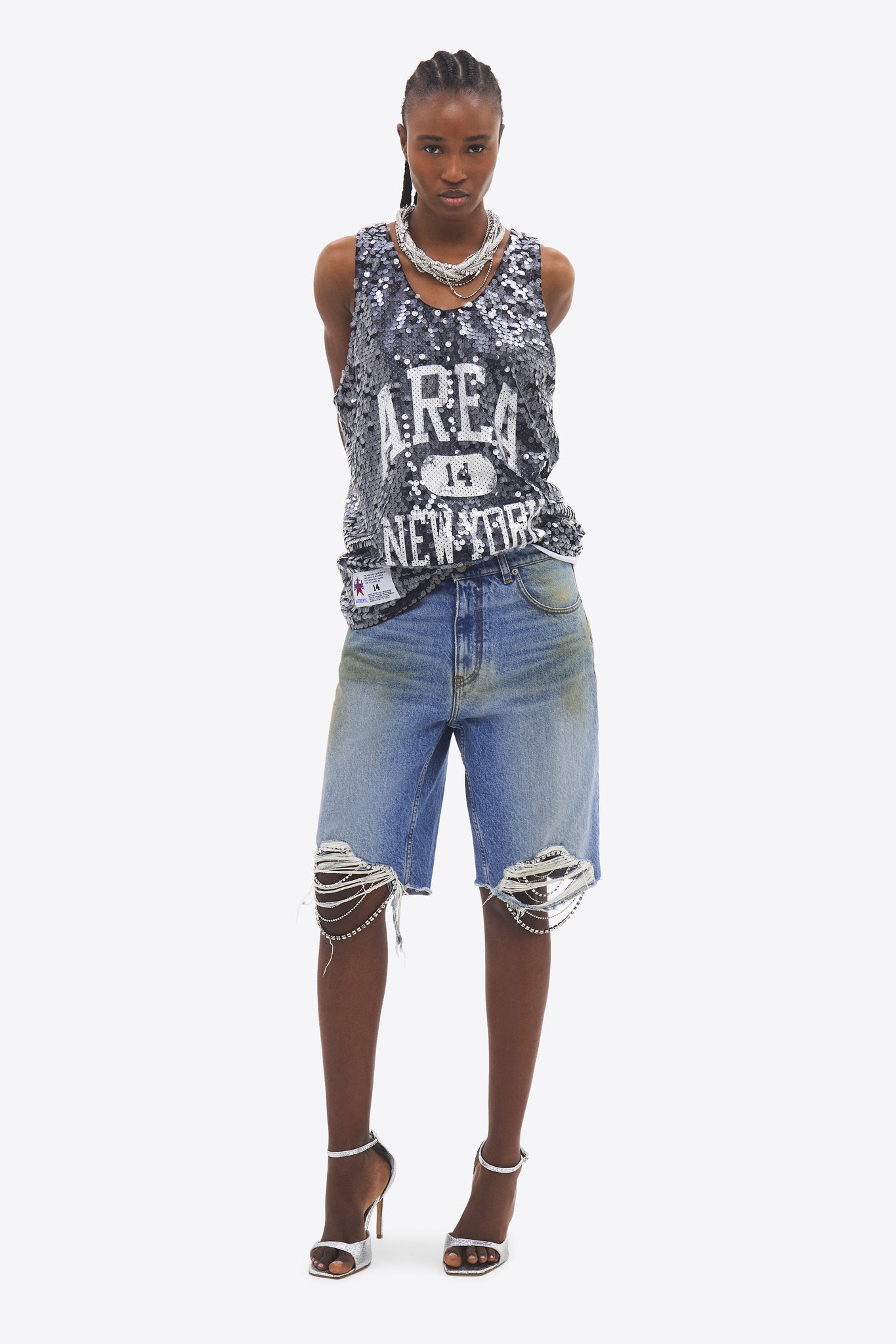 Sequin Basketball Jersey