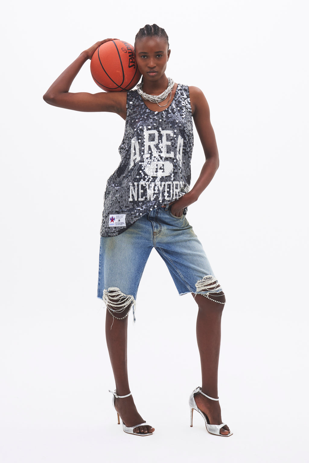 Sequin Basketball Jersey