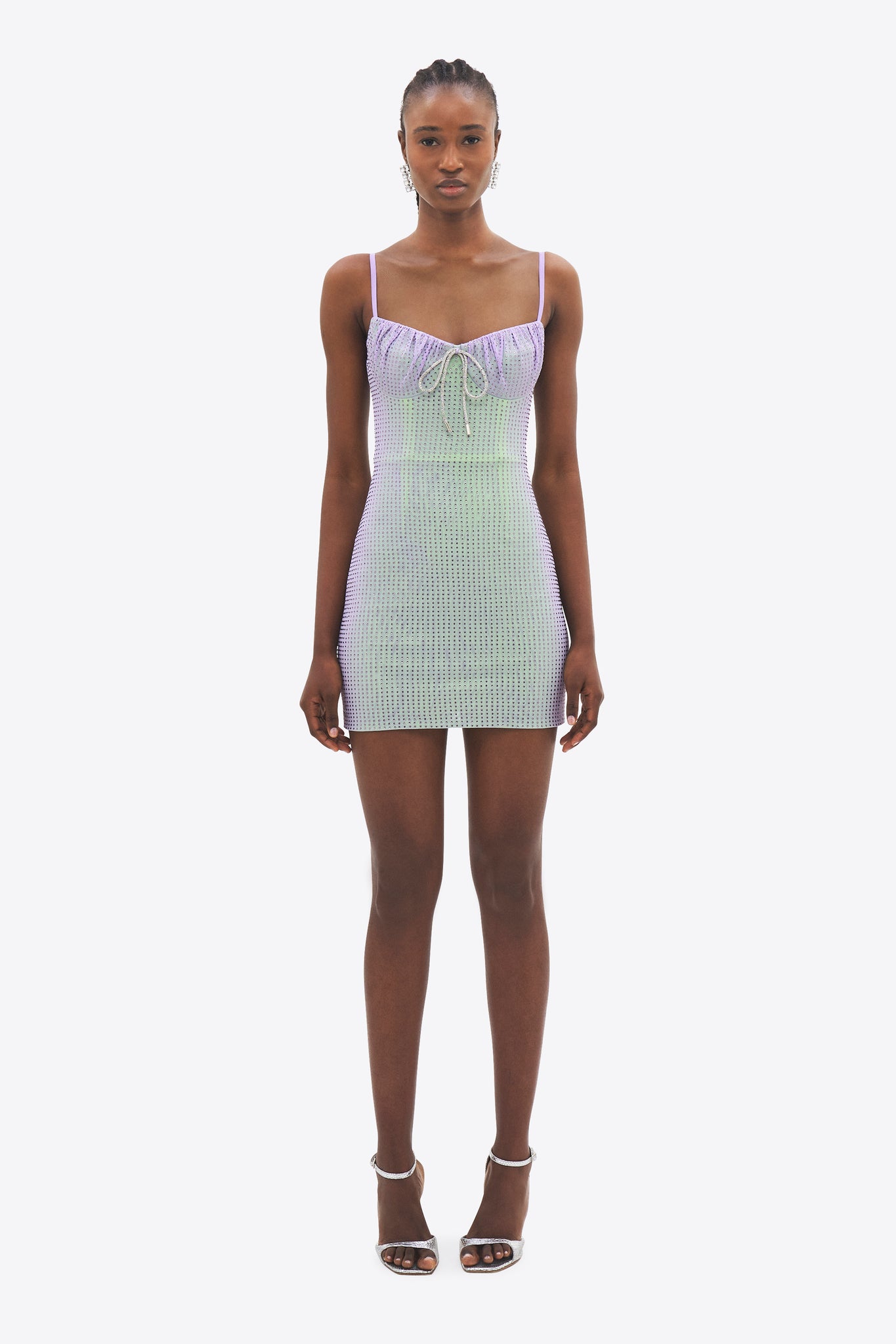 Crystal Hotfix Mini Dress – AREA