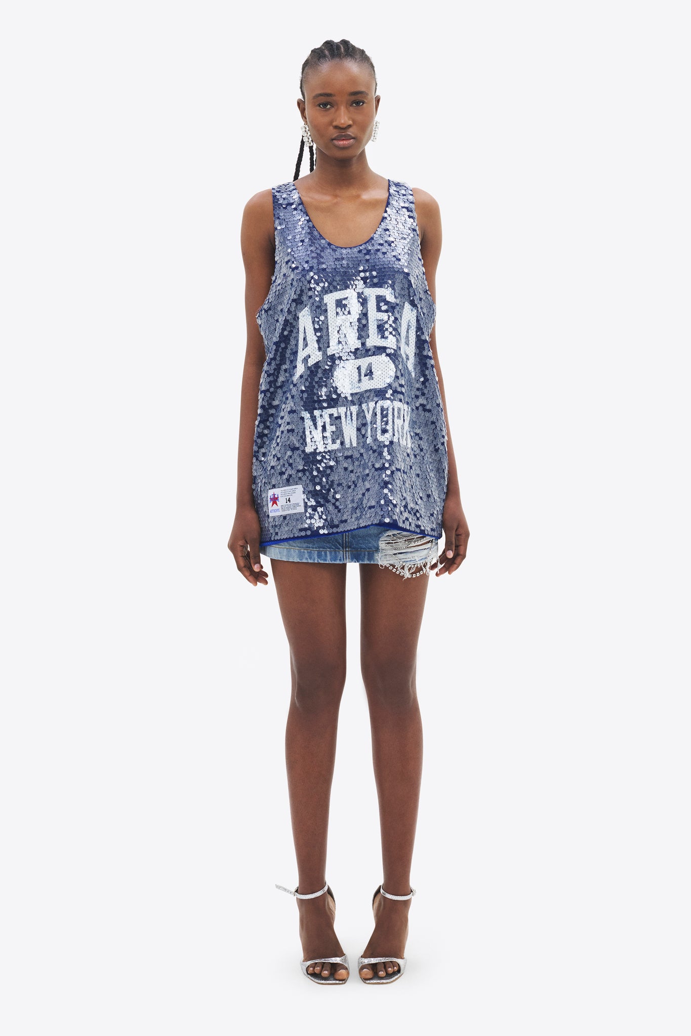 Sequin Basketball Jersey