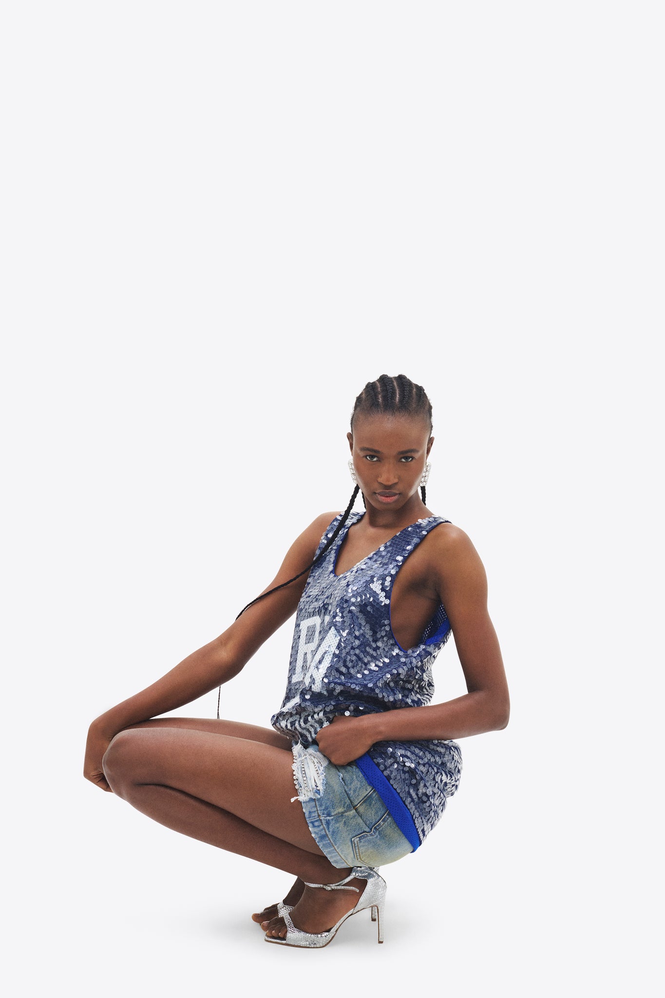 Sequin Basketball Jersey