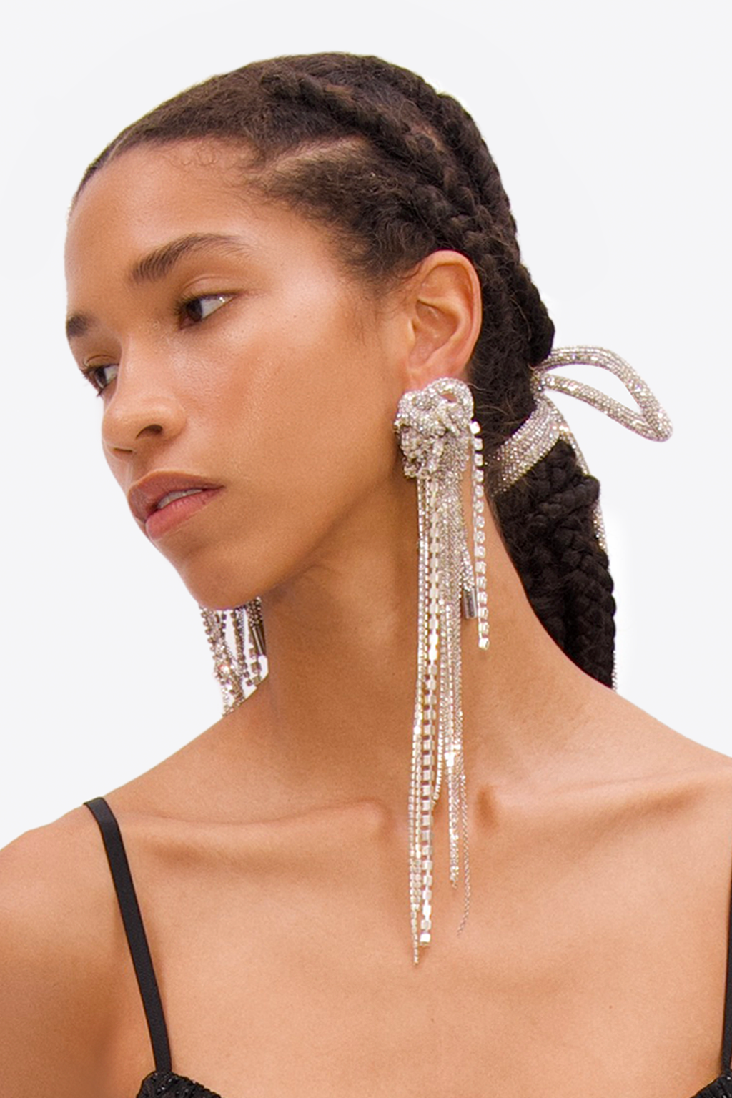 Long Messy Chain Earrings