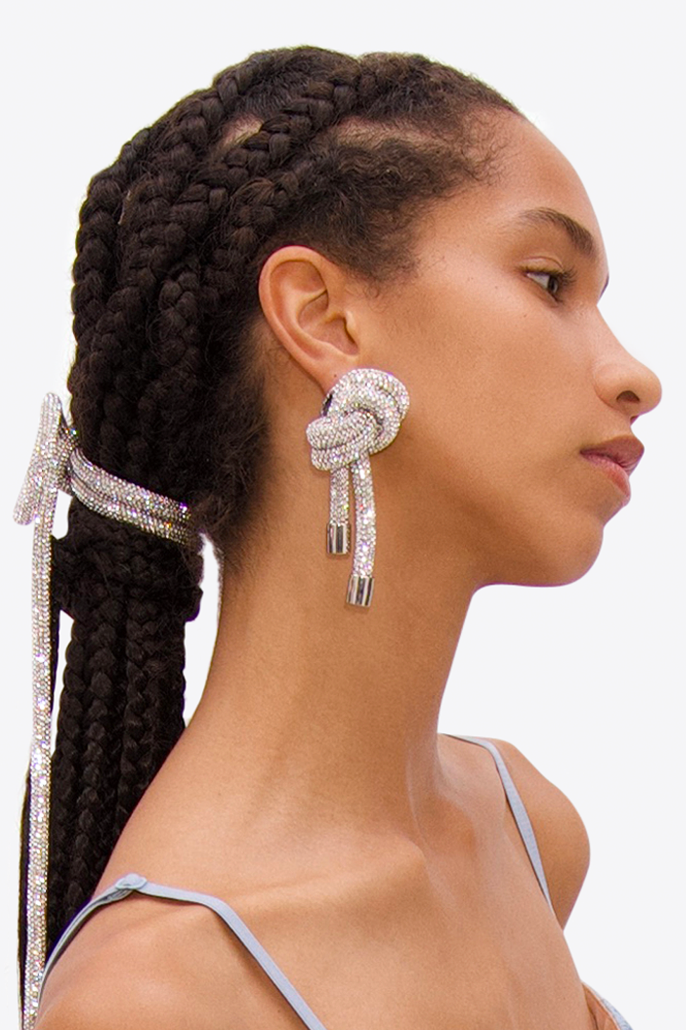 Crystal Knot Earrings