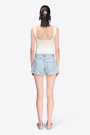 Crystal Pocket Jean Short