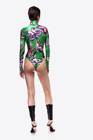Butterfly Printed Bodysuit