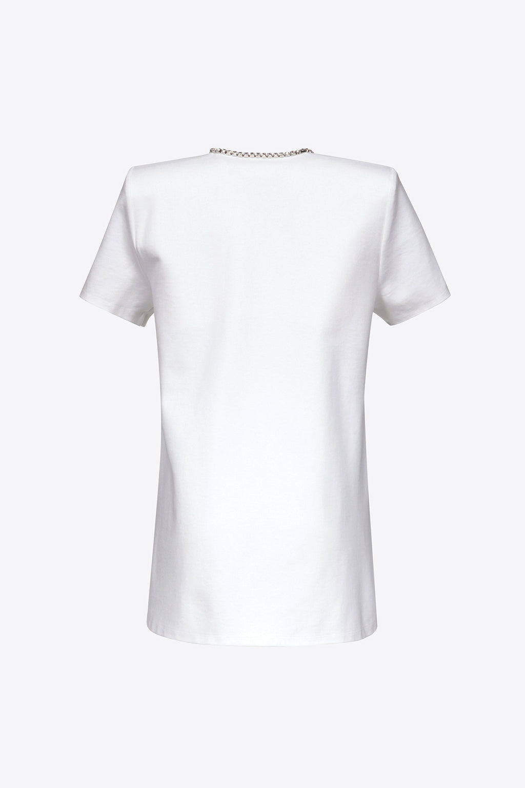 Crystal Bow V-Neck T-Shirt Dress