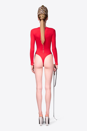 Long Sleeve Zipper Bodysuit