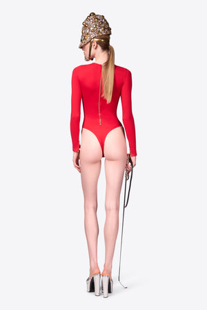 Long Sleeve Zipper Bodysuit