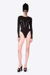 Long Sleeve Zipper Bodysuit