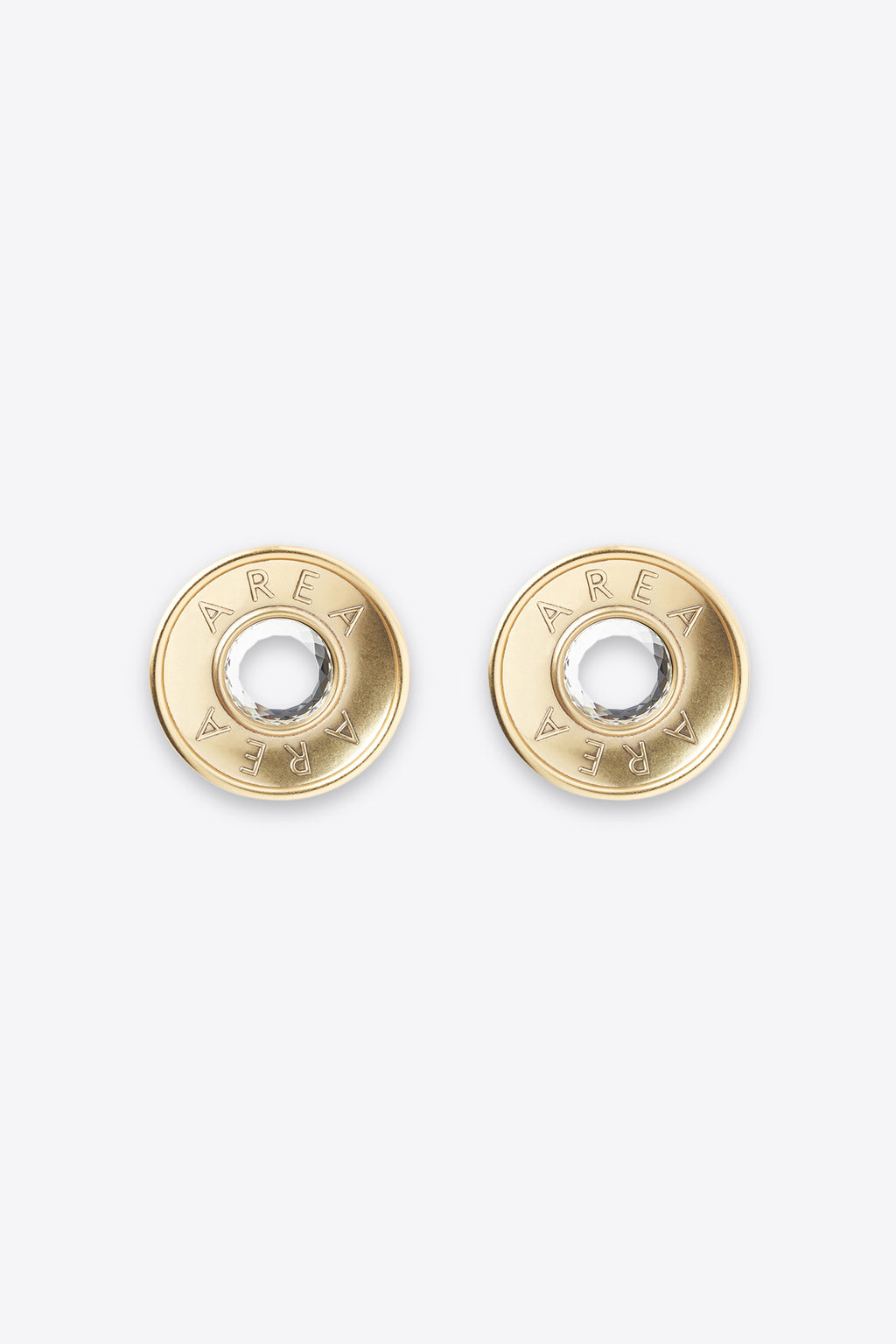 Crystal Button Stud Earrings