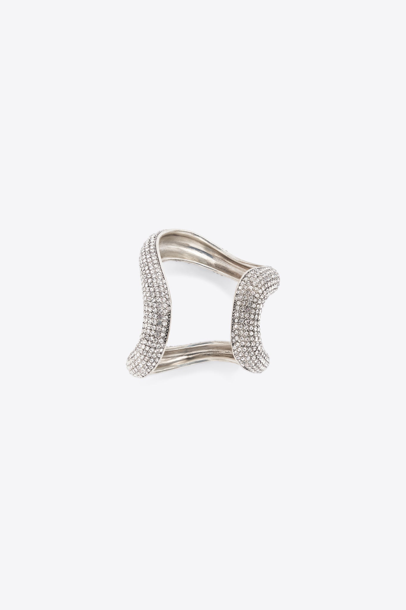 Crystal Link Cuff Bracelet