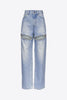 Crystal Slit Jean