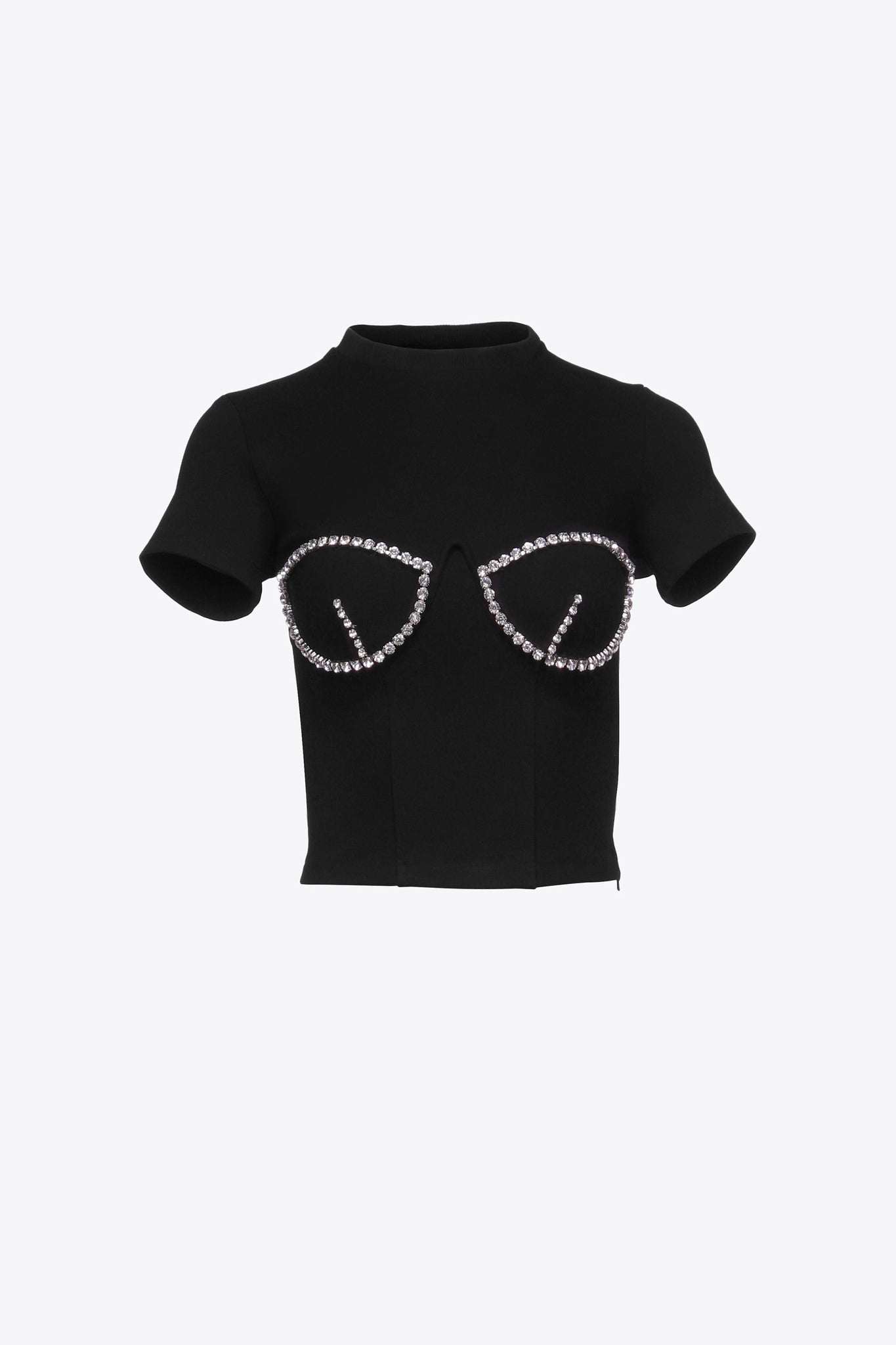 Crystal Bustier Cup T-Shirt – AREA