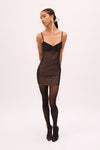 Crystal Hotfix Mini Dress
