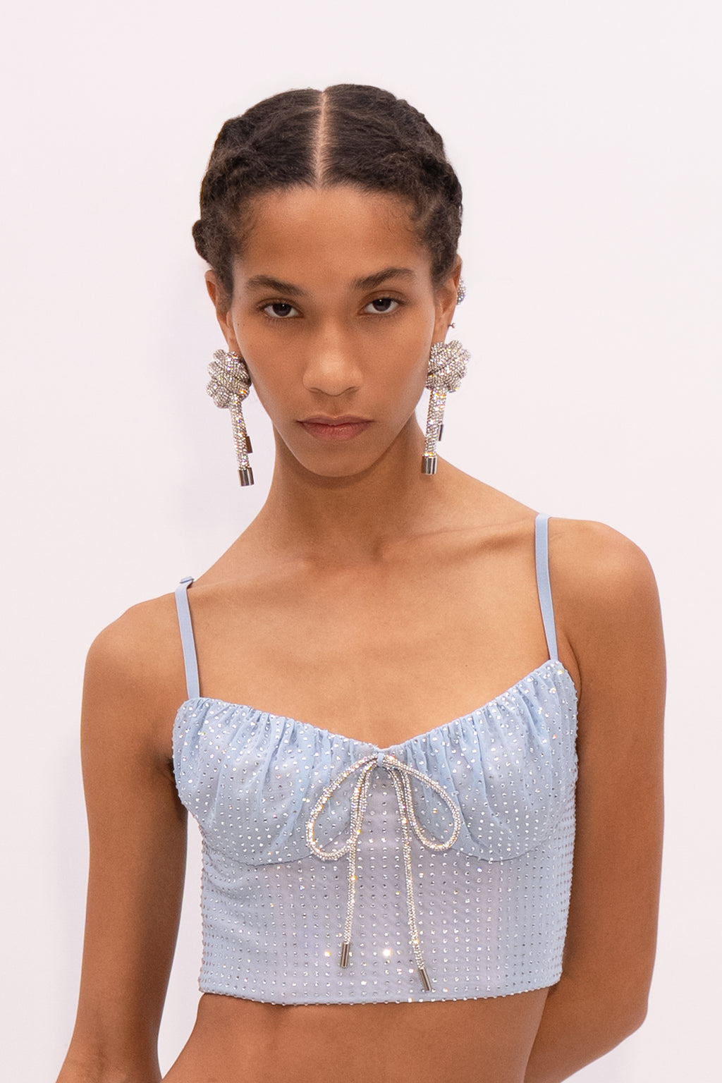 Crystal Knot Earrings