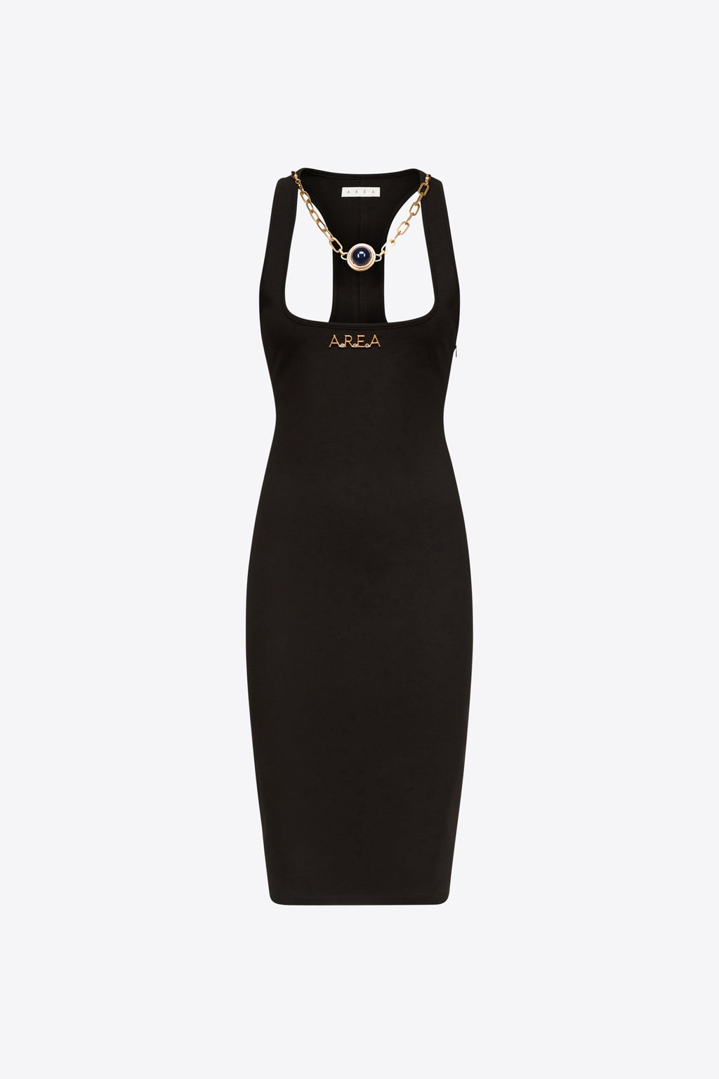 'AREA' Nameplate Tank Midi Dress