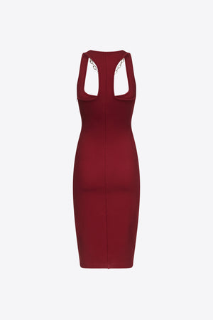 'AREA' Nameplate Tank Midi Dress